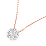 Photo of Carey 1/3 CT. T.W. Lab Grown Diamond Pendant 14K Rose Gold [CP1911R]
