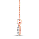 Photo of Care 1/8 CT. T.W. Lab Grown Diamond Pendant 10K Rose Gold [CP1913R]