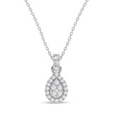 Photo of Care 1/8 Carat T.W. Lab Grown Diamond Pendant 14K White Gold [CP1913W]