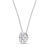 Photo of Carey 1/3 CT. T.W. Lab Grown Diamond Pendant 10K White Gold [CP1911W]