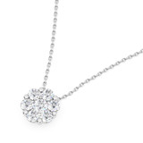 Photo of Carey 1/3 CT. T.W. Lab Grown Diamond Pendant 10K White Gold [CP1911W]