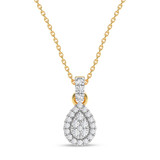 Photo of Care 1/8 CT. T.W. Lab Grown Diamond Pendant 10K Yellow Gold [CP1913Y]