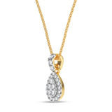 Photo of Care 1/8 CT. T.W. Lab Grown Diamond Pendant 10K Yellow Gold [CP1913Y]