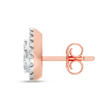 Photo of Care 1/4 Carat T.W. Lab Grown Diamond Earring 10K Rose Gold [CE1913R]