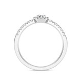 Photo of Care 1/5 ct tw. Lab Grown Diamond Pear Cluster Engagement Ring 10K White Gold [BT1913WE-C000]