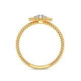 Photo of Carmel 1/5 ct tw. Lab Grown Diamond Pear Cluster Engagement Ring 10K Yellow Gold [BT1914YE-C000]