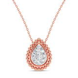 Photo of Carmel 1/5 Carat T.W. Lab Grown Diamond Pendant 14K Rose Gold [CP1914R]