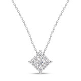 Photo of Cloey 1/3 CT. T.W. Lab Grown Diamond Pendant 10K White Gold [CP1915W]