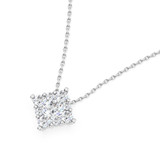 Photo of Cloey 1/3 CT. T.W. Lab Grown Diamond Pendant 10K White Gold [CP1915W]