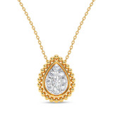 Photo of Carmel 1/5 Carat T.W. Lab Grown Diamond Pendant 14K Yellow Gold [CP1914Y]