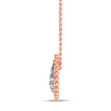 Photo of Carmel 1/5 CT. T.W. Lab Grown Diamond Pendant 10K Rose Gold [CP1914R]
