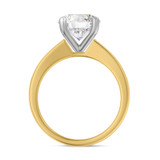 Photo of Clari 2 1/4 ct tw. Lab Grown Diamond Round Solitaire Engagement Ring 10K Yellow Gold [BT1658YE-L195]