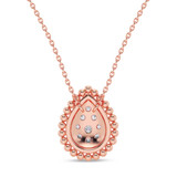 Photo of Carmel 3/4 ct tw. Lab Grown Pear Cluster Ring Set 10K Rose Gold [CP1914R]