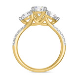 Photo of Darlene 2 ct tw. Lab Grown Diamond Round Solitaire Engagement Ring 14K Yellow Gold [BT1663YE-L095]