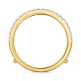 Photo of Darlene 1 ct tw. Lab Grown Diamond Wedding Band Set 14K Yellow Gold [BT1663YL]