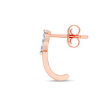 Photo of Berk 1/10 CT. T.W. Lab Grown Diamond Earring 10K Rose Gold [CE1896R]