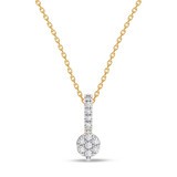 Photo of Berk 1/20 CT. T.W. Lab Grown Diamond Pendant 10K Yellow Gold [CP1896Y]