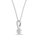 Photo of Berk 1/20 CT. T.W. Lab Grown Diamond Pendant 10K White Gold [CP1896W]