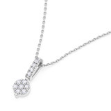Photo of Berk 1/20 CT. T.W. Lab Grown Diamond Pendant 10K White Gold [CP1896W]
