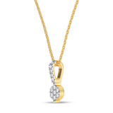 Photo of Berk 1/20 CT. T.W. Lab Grown Diamond Pendant 14K Yellow Gold [CP1896Y]