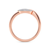Photo of Brina 1/5 ct tw. Lab Grown Diamond Circle Cluster Engagement Ring 14K Rose Gold [BT1908RE-C000]