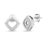 Photo of Anne 1/10 CT. T.W. Lab Grown Diamond Earring 10K White Gold [CE1903W]