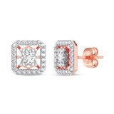 Photo of Brianna 1/3 CT. T.W. Lab Grown Diamond Earring 10K Rose Gold [CE1907R]