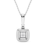 Photo of Agatha 1/5 CT. T.W. Lab Grown Diamond Pendant 10K White Gold [CP1900W]