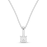 Photo of Cleva 1/15 Carat T.W. Lab Grown Diamond Pendant 14K White Gold [CP1898W]
