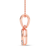 Photo of Amelia 1/20 CT. T.W. Lab Grown Diamond Pendant 14K Rose Gold [CP1902R]