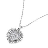 Photo of Brooke 1/10 CT. T.W. Lab Grown Diamond Pendant 14K White Gold [CP1909W]