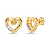 Photo of Alice 1/15 CT. T.W. Lab Grown Diamond Earring 10K Yellow Gold [CE1901Y]