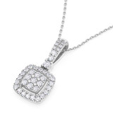 Photo of Agatha 1/5 Carat T.W. Lab Grown Diamond Pendant 14K White Gold [CP1900W]