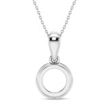 Photo of Amelia 1/20 CT. T.W. Lab Grown Diamond Pendant 10K White Gold [CP1902W]