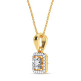 Photo of Brianna 1/6 Carat T.W. Lab Grown Diamond Pendant 14K Yellow Gold [CP1907Y]