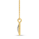 Photo of Brooke 1/10 CT. T.W. Lab Grown Diamond Pendant 10K Yellow Gold [CP1909Y]