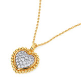 Photo of Brooke 1/10 CT. T.W. Lab Grown Diamond Pendant 10K Yellow Gold [CP1909Y]