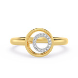 Photo of Bertha 1/20 ct tw. Lab Grown Diamond Oval Cluster Engagement Ring 10K Yellow Gold [BT1906YE-C000]