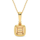 Photo of Agatha 1/5 CT. T.W. Lab Grown Diamond Pendant 10K Yellow Gold [CP1900Y]