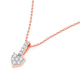 Photo of Rosel 1/20 CT. T.W. Lab Grown Diamond Pendant 10K Rose Gold [CP1897R]