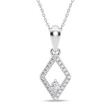 Photo of Ava 1/10 CT. T.W. Lab Grown Diamond Pendant 10K White Gold [CP1904W]