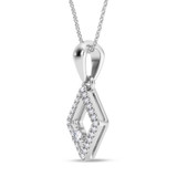 Photo of Ava 1/10 CT. T.W. Lab Grown Diamond Pendant 10K White Gold [CP1904W]