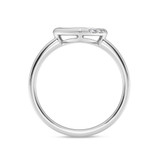 Photo of Alice 1/20 ct tw. Lab Grown Diamond Heart Cluster Engagement Ring 10K White Gold [BT1901WE-C000]