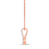 Photo of Rosel 1/20 Carat T.W. Lab Grown Diamond Pendant 14K Rose Gold [CP1897R]