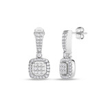 Photo of Agatha 3/8 Carat T.W. Lab Grown Diamond Earring 10K White Gold [CE1900W]