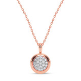 Photo of Cary 1/20 Carat T.W. Lab Grown Diamond Pendant 14K Rose Gold [CP1912R]