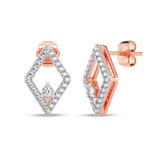 Photo of Ava 1/5 CT. T.W. Lab Grown Diamond Earring 14K Rose Gold [CE1904R]
