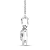 Photo of Bertha 1/20 Carat T.W. Lab Grown Diamond Pendant 14K White Gold [CP1906W]