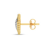 Photo of Brooke 1/8 Carat T.W. Lab Grown Diamond Earring 10K Yellow Gold [CE1909Y]