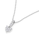 Photo of Rosel 1/20 Carat T.W. Lab Grown Diamond Pendant 14K White Gold [CP1897W]